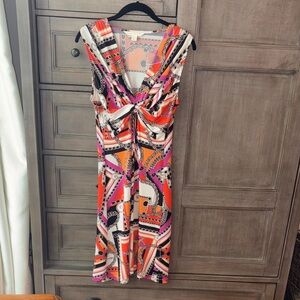 Boston Proper Vibrant Multicolor Women's Dress, size small